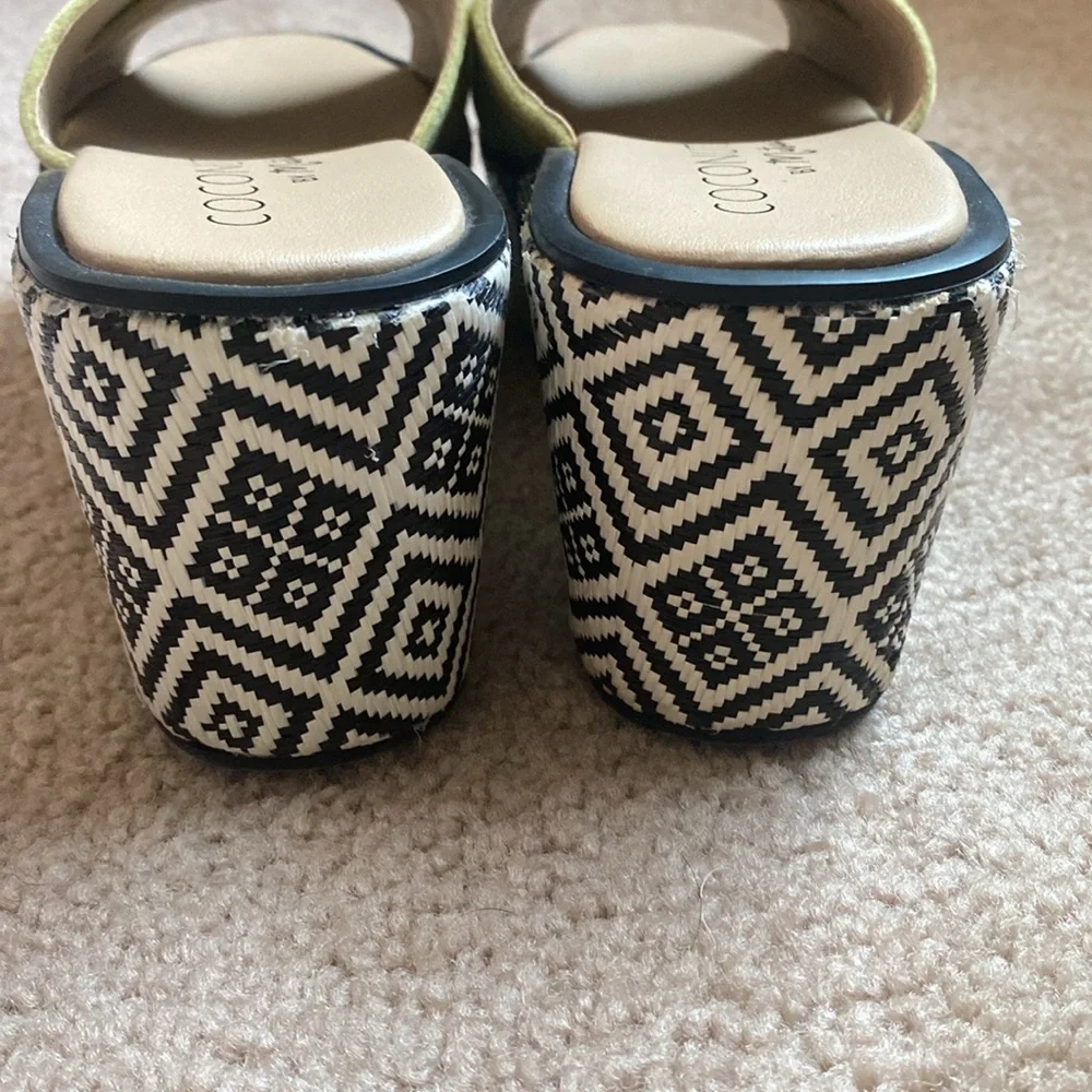 Anthropologie Coconuts by Matisse Geometric Sailor Wedge Sandal - 8 - Picture 3 of 6